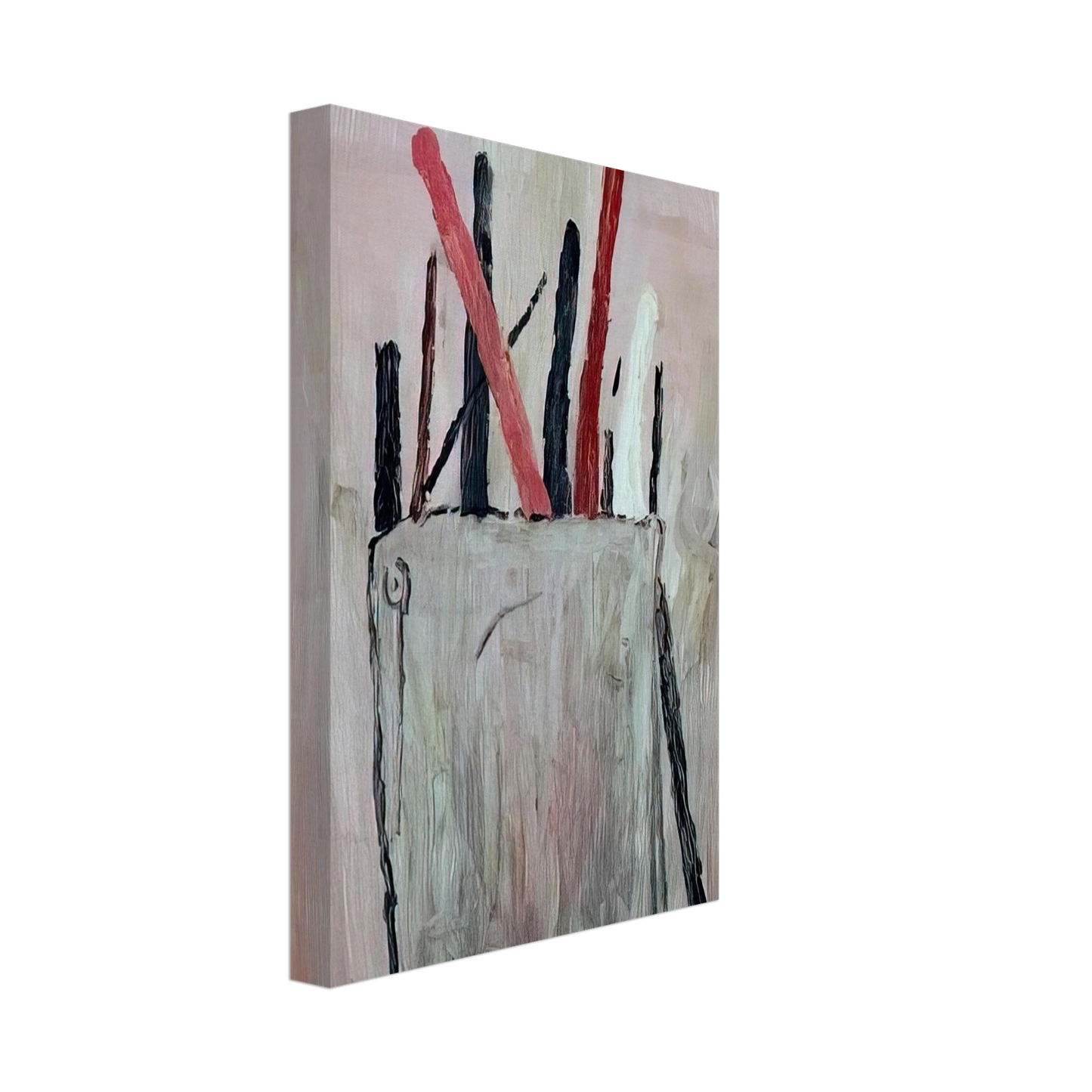 Philip Guston - BRUSHES 1969 Canvas - 70x100 cm / 28x40 inches-canvas