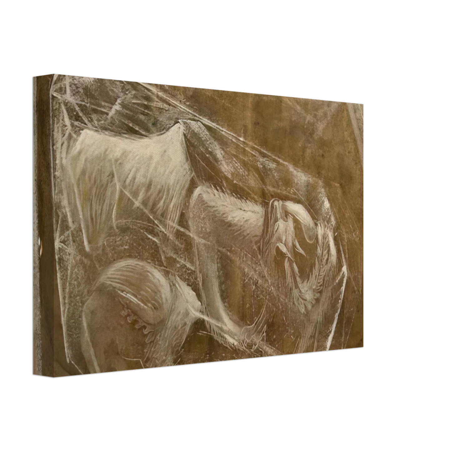 Morris Graves - Gargoyles - 1948 Canvas - 40x60 cm / 16x24 inches-canvas