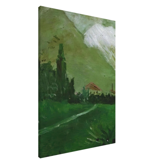 Salvador Dali - LANDSCAPE NEAR FIGUERAS Canvas - 20x30 cm / 8x12 inches-canvas