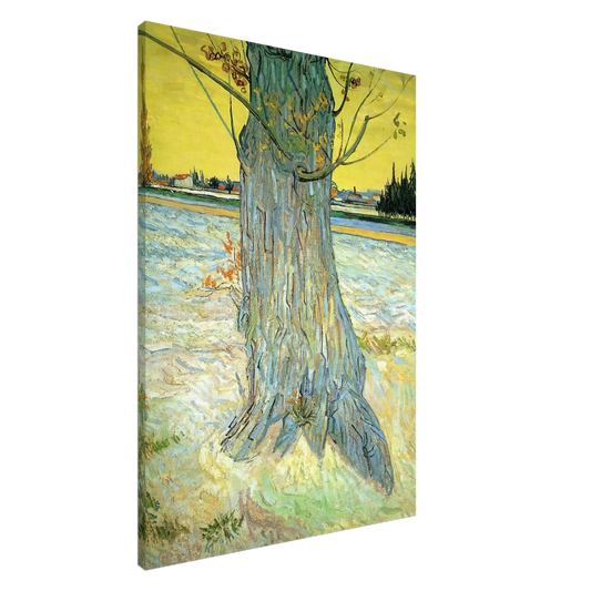 Vincent van Gogh - Trunk of an Old Yew Tree Canvas - 20x30 cm / 8x12 inches-canvas