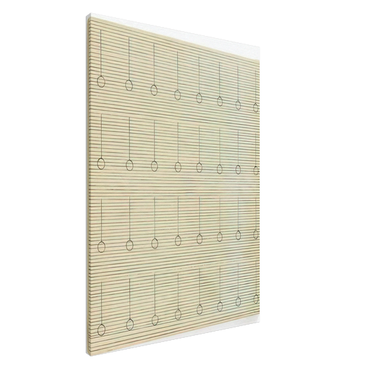 Agnes Martin - Drops Canvas - 20x30 cm / 8x12 inches-canvas