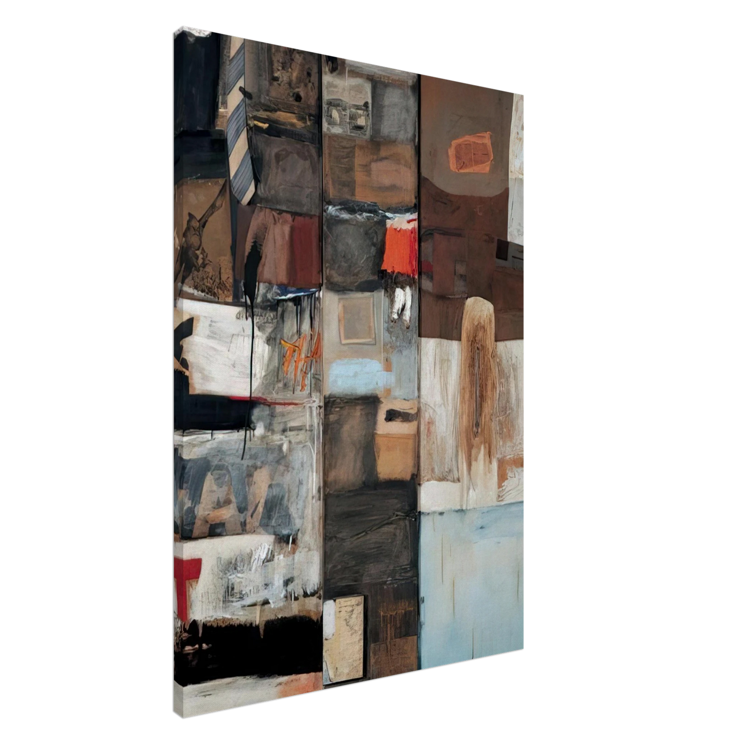 Robert Rauschenberg - SUMMERSTORM 1959 Canvas - 20x30 cm / 8x12 inches-canvas