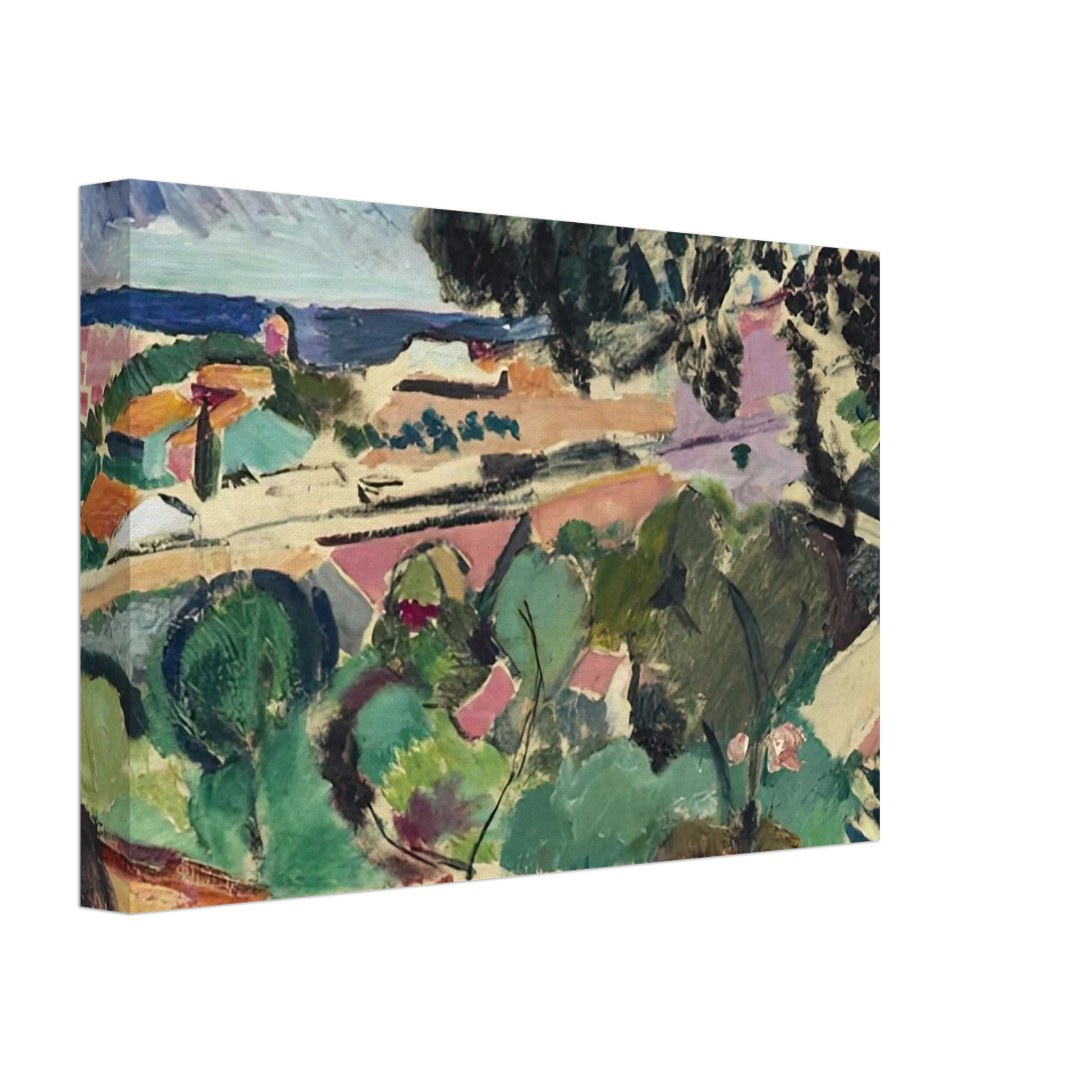 Henri Matisse - PAYSAGE DE COLLIOURE 1907 Canvas - 70x100 cm / 28x40 inches-canvas