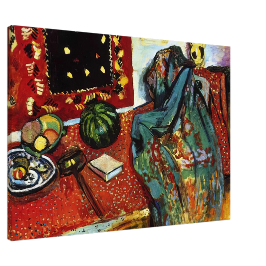 Henri Matisse - STILL LIFE WITH A RED RUG 1906 Canvas - 20x30 cm / 8x12 inches-canvas