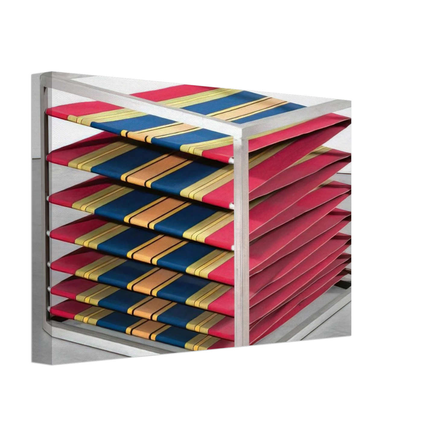 Alighiero Boetti - ZIG ZAG 1967 Canvas - 70x100 cm / 28x40 inches-canvas