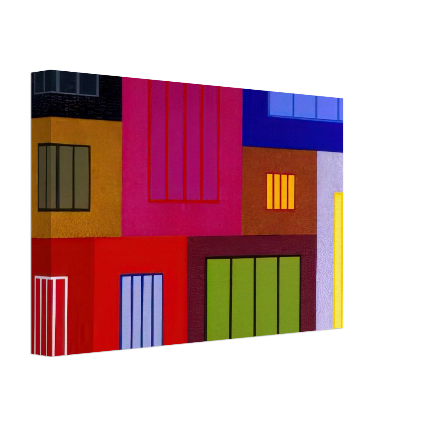 Peter Halley - The Time Machine - 2002 Canvas - 70x100 cm / 28x40 inches-canvas