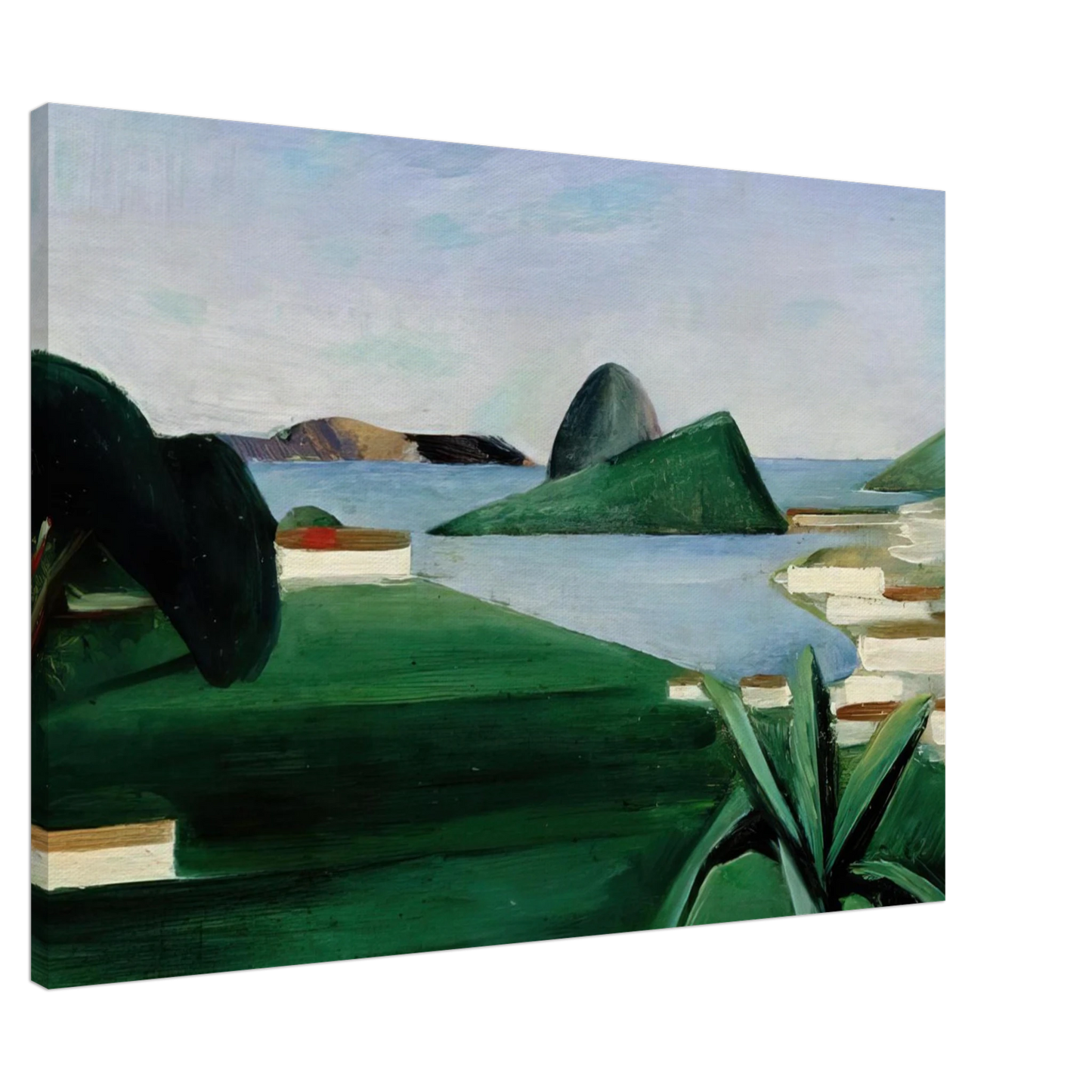 Tarsila do Amaral - Rio de Janeiro Canvas - 20x30 cm / 8x12 inches-canvas