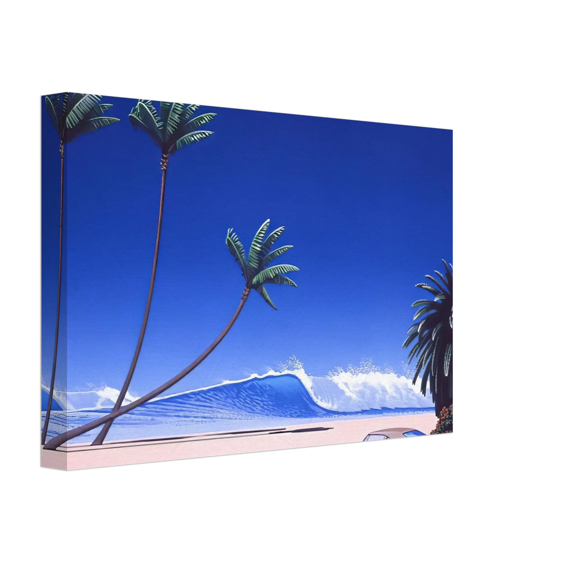 Hiroshi Nagai - Impender Beach Canvas - 70x100 cm / 28x40 inches-canvas