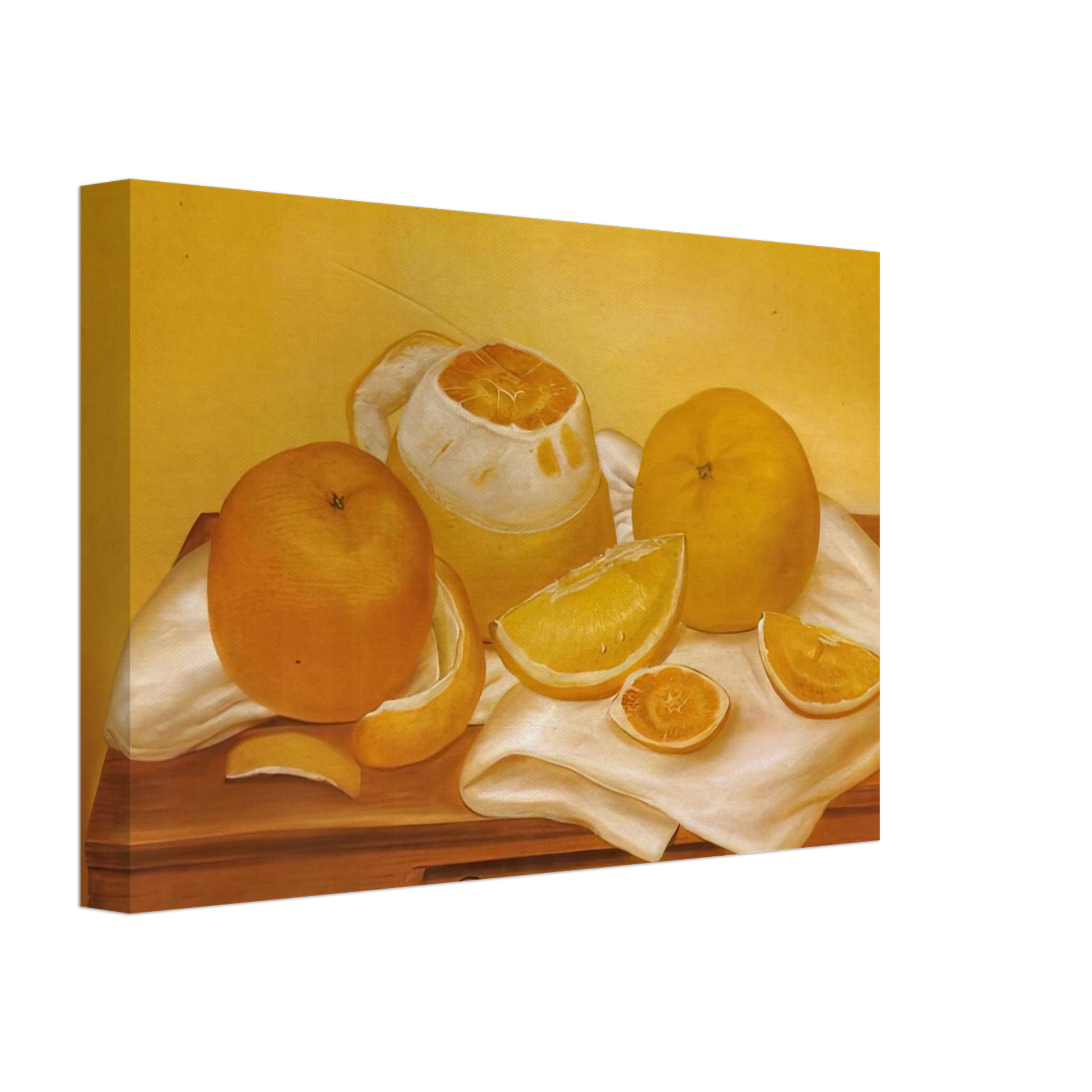 Fernando Botero - ORANGES Canvas - 70x100 cm / 28x40 inches-canvas