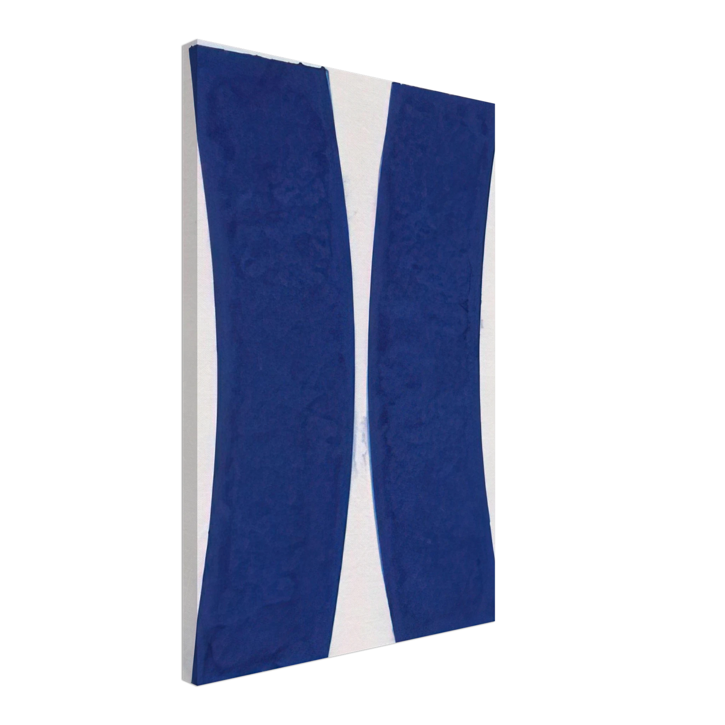 Ellsworth Kelly - Colored Paper Image V  Blue Curves  from Colored Paper Images Canvas - 70x100 cm / 28x40 inches-canvas