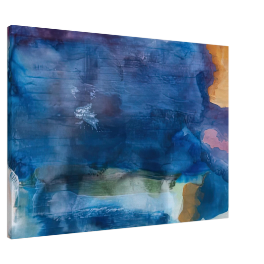 Helen Frankenthaler - Riverhead, 1963-64- Canvas - 20x30 cm / 8x12 inches-canvas