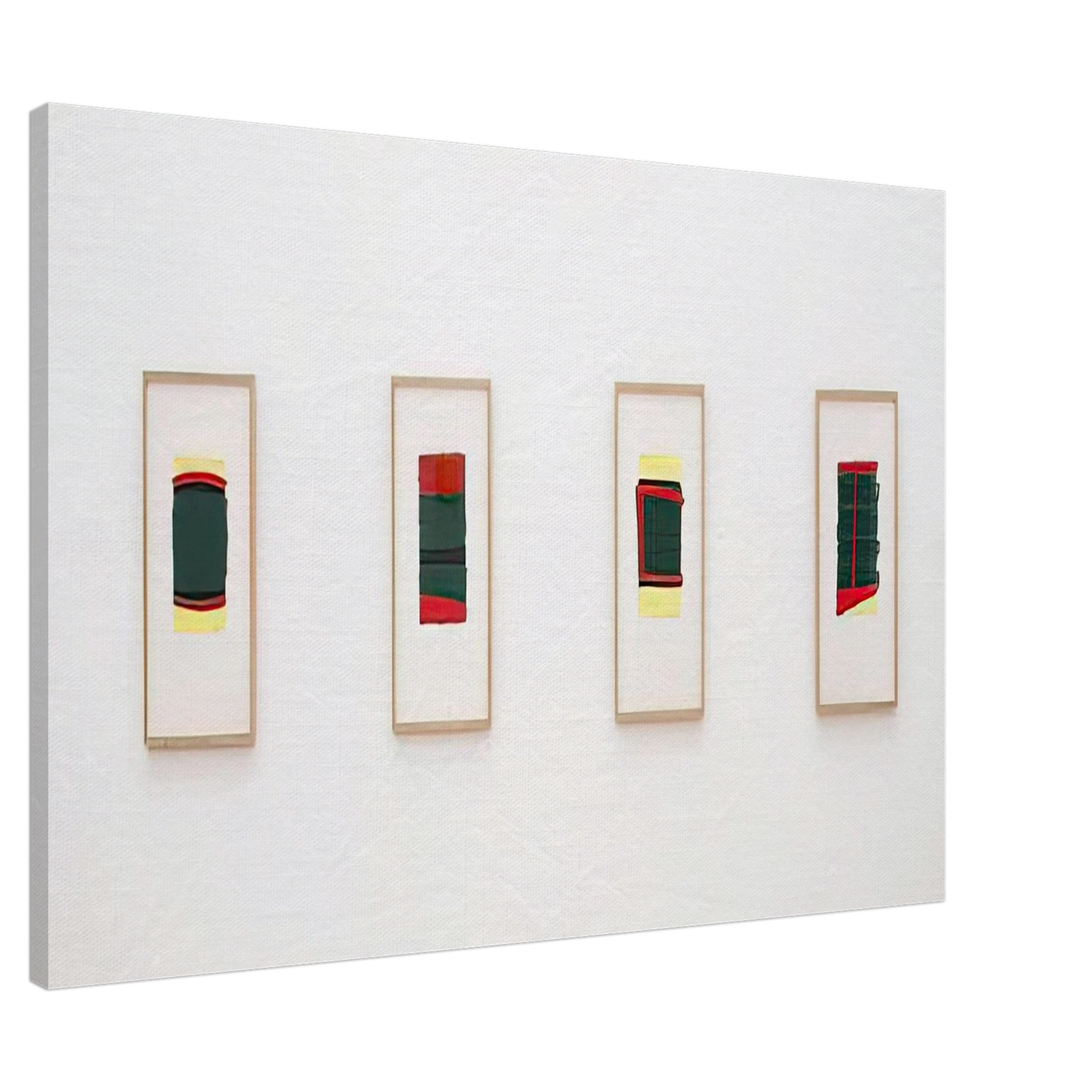 Blinky Palermo - Ohne Titel fur Thordes - 1976 Canvas - 20x30 cm / 8x12 inches-canvas