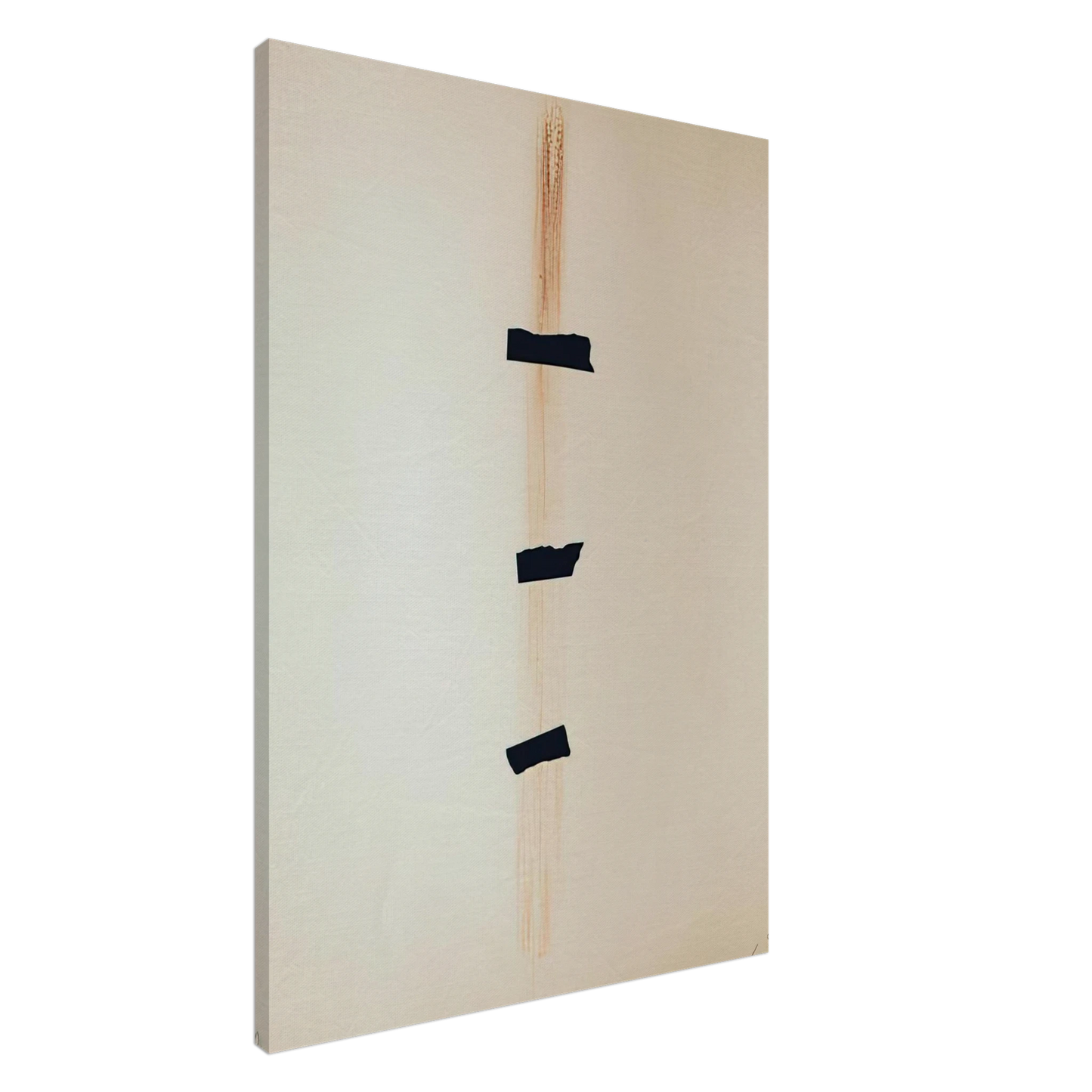 Antoni Tapies - LES TROIS NOIRS 1976 Canvas - 20x30 cm / 8x12 inches-canvas