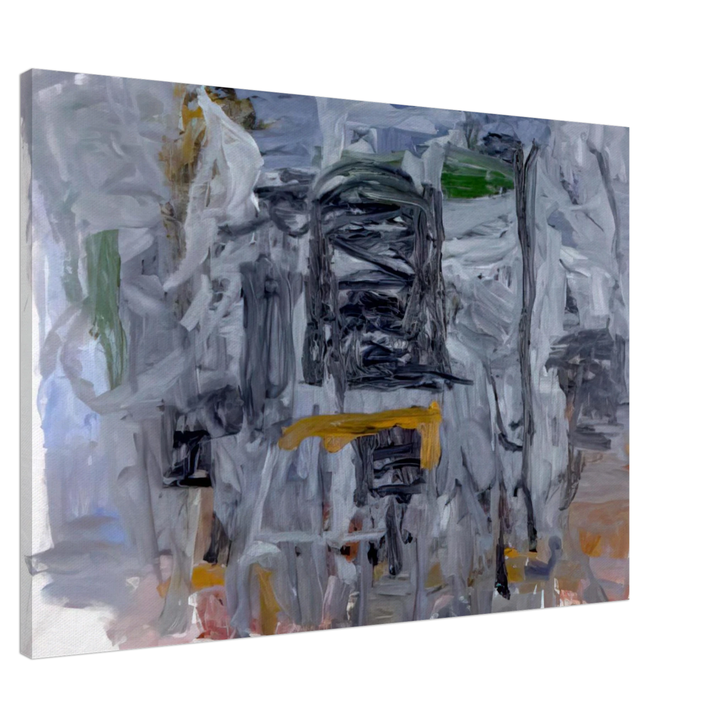 Philip Guston - CLOSE UP III 1961 Canvas - 20x30 cm / 8x12 inches-canvas