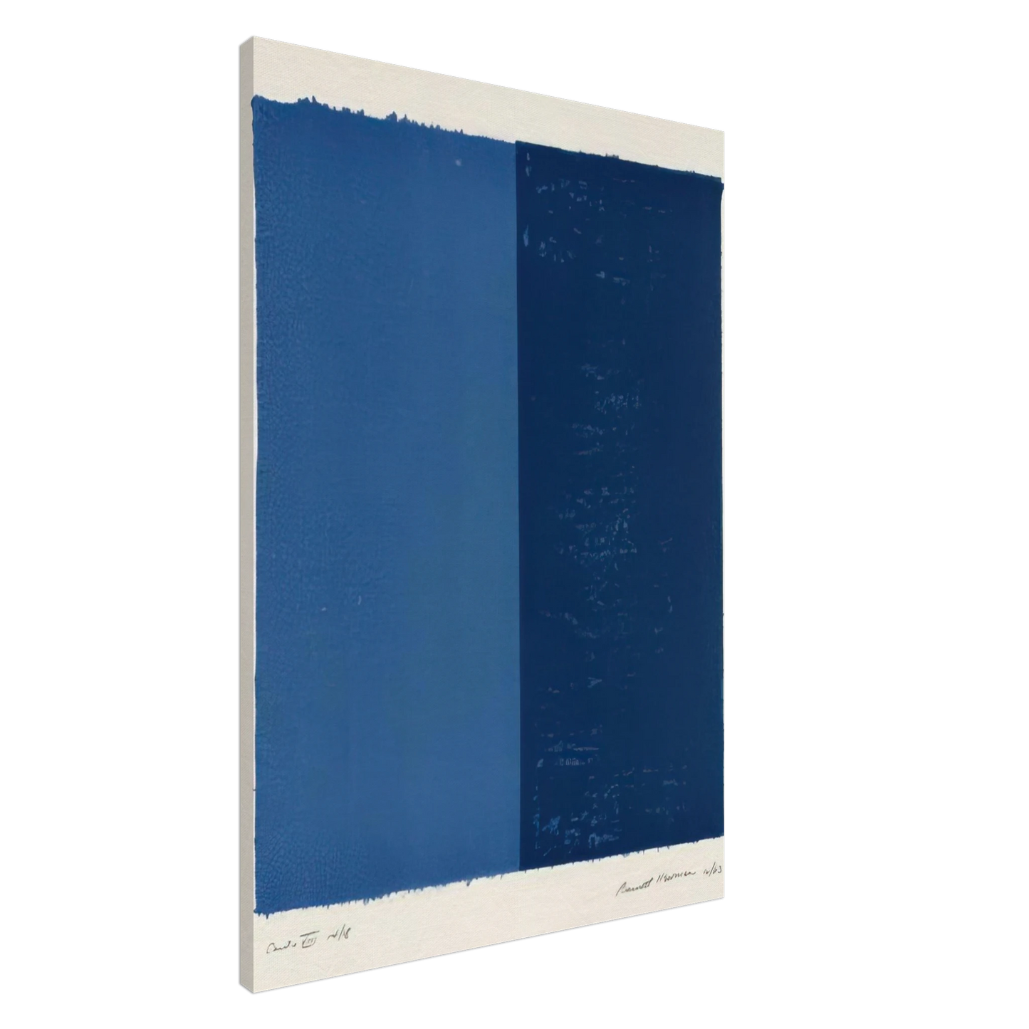 Barnett Newman - Canto VIII Canvas - 20x30 cm / 8x12 inches-canvas