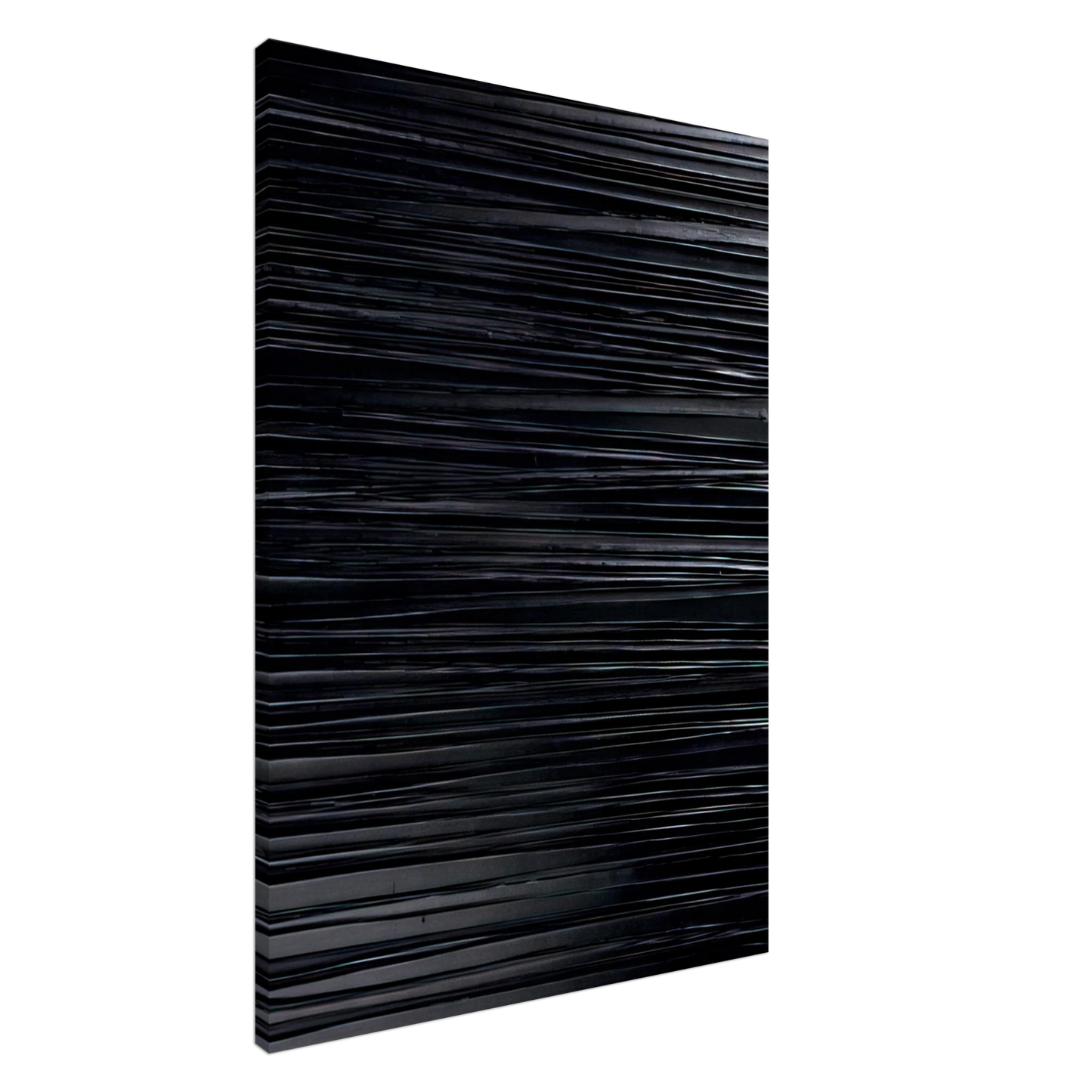 Pierre Soulages - Peinture 130 x 81 cm, 20-03-2004 - 2004 Canvas - 20x30 cm / 8x12 inches-canvas