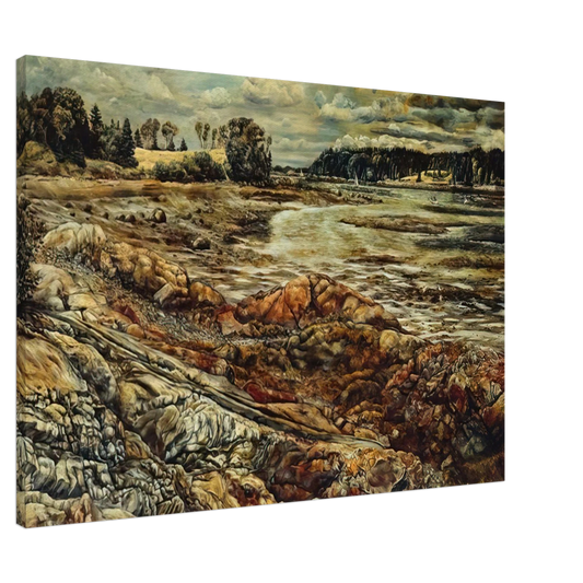 Ivan Albright - DIVIDED AND DIVIDED Canvas - Default Title-canvas