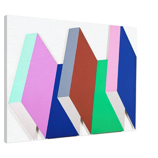 Thomas Downing - Fold One - 1968 Canvas - 20x30 cm / 8x12 inches-canvas