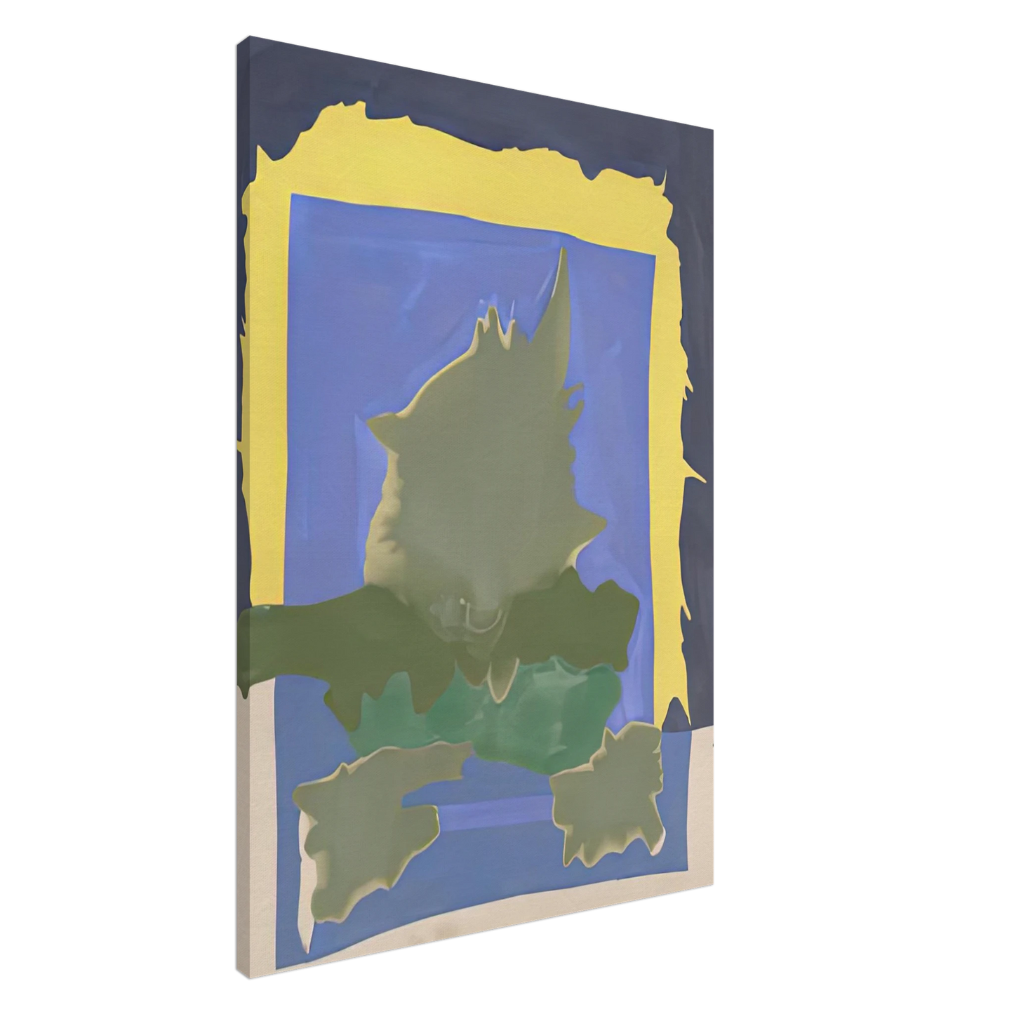 Helen Frankenthaler - Interior Landscape, 1964- Canvas - 20x30 cm / 8x12 inches-canvas