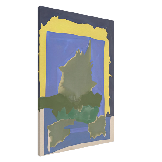 Helen Frankenthaler - Interior Landscape, 1964- Canvas - 20x30 cm / 8x12 inches-canvas