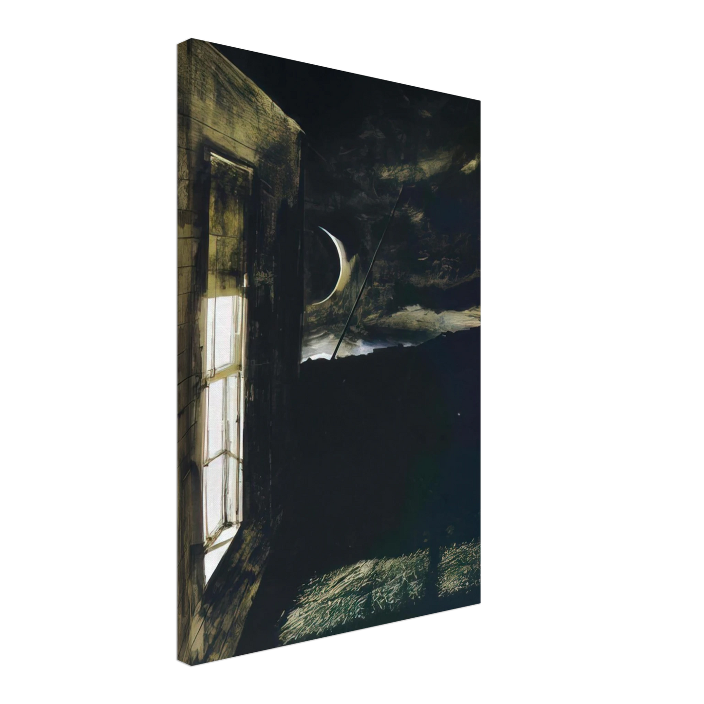 Andrew Wyeth - CRESCENT MOON Canvas - 70x100 cm / 28x40 inches-canvas