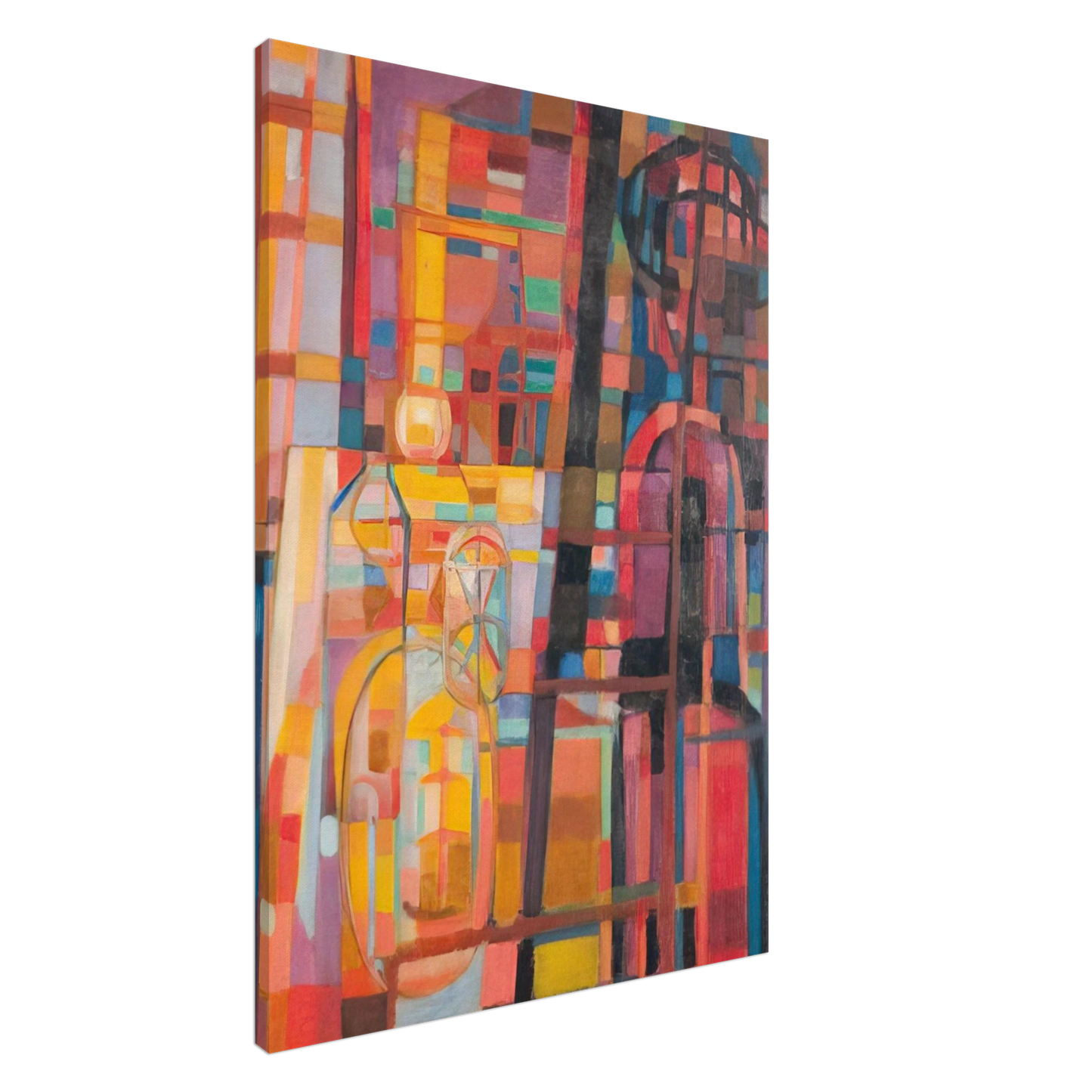 Alfred Manessier - Soiree d'octobre - 1946 Canvas - 20x30 cm / 8x12 inches-canvas