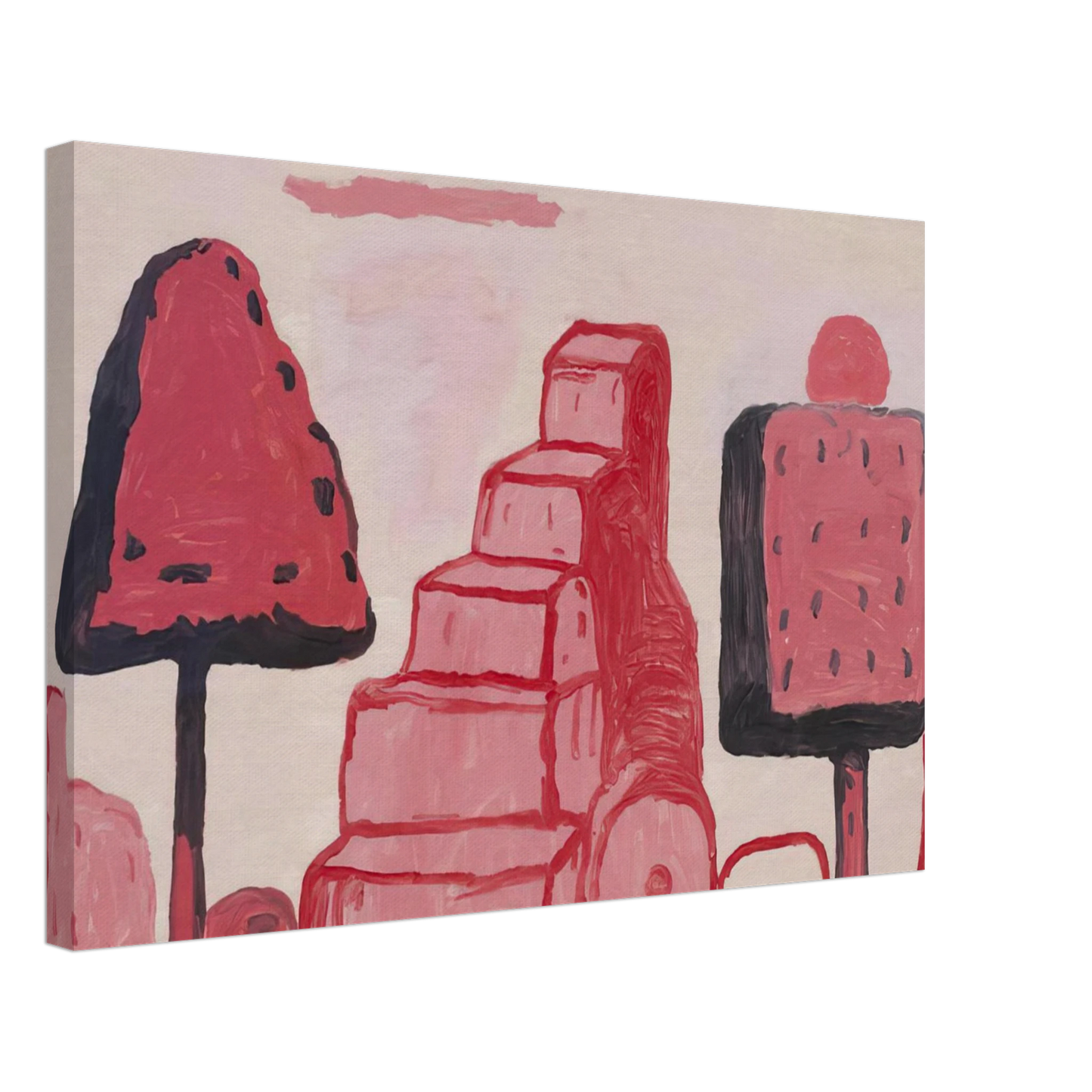Philip Guston - BOX TREE ROME Canvas - 40x60 cm / 16x24 inches-canvas