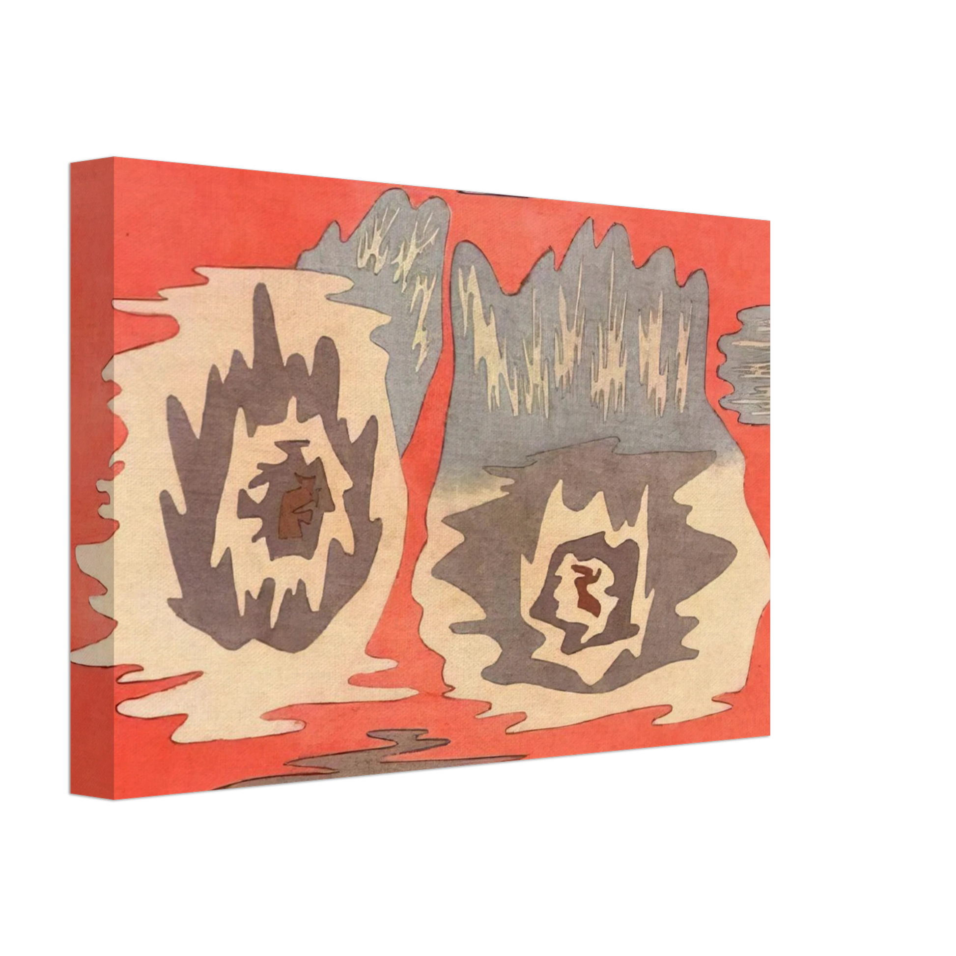 Paul Klee - THE PLACE OF THE TWINS 1929 Canvas - 40x60 cm / 16x24 inches-canvas