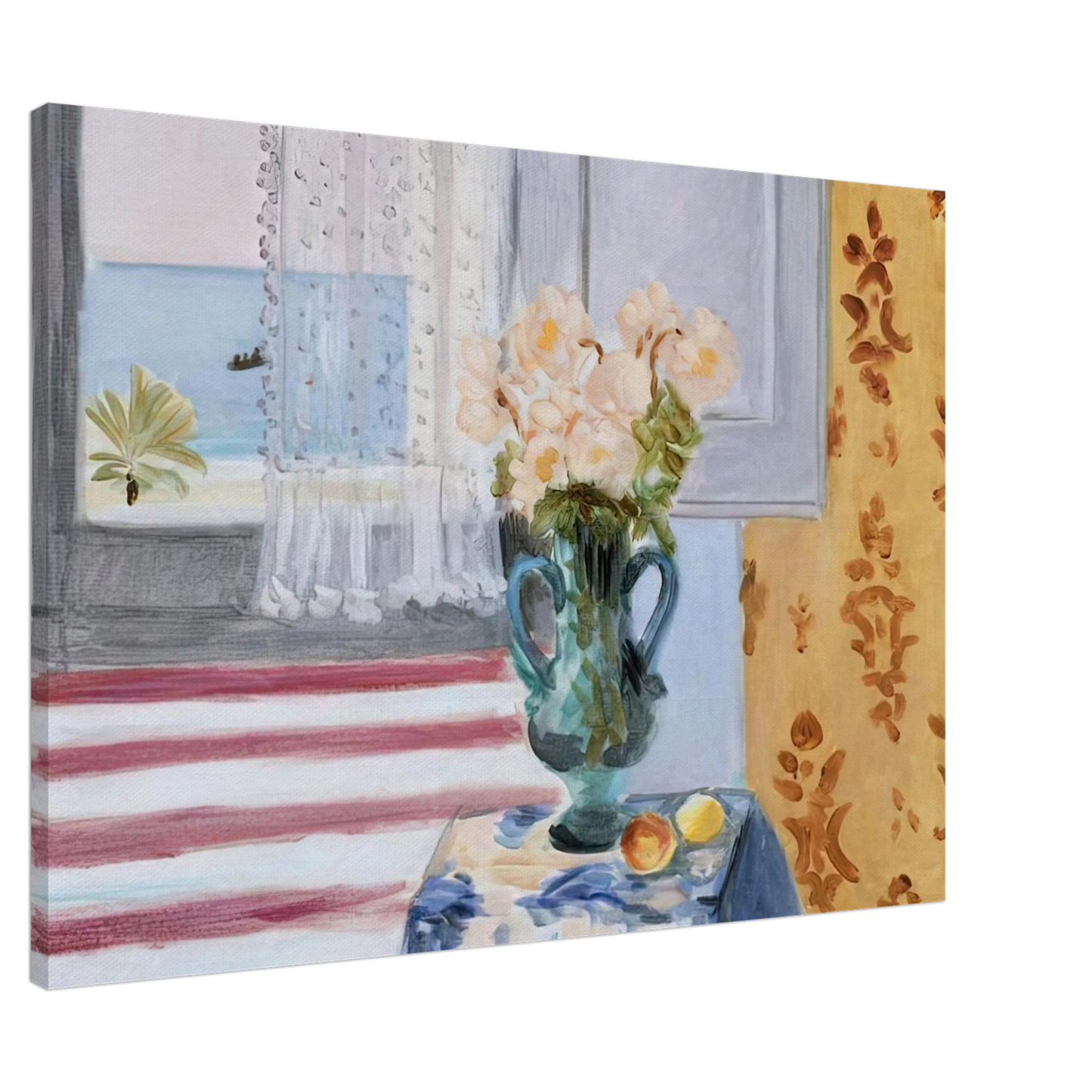 Henri Matisse - VASE OF FLOWERS 1924 Canvas - 20x30 cm / 8x12 inches-canvas