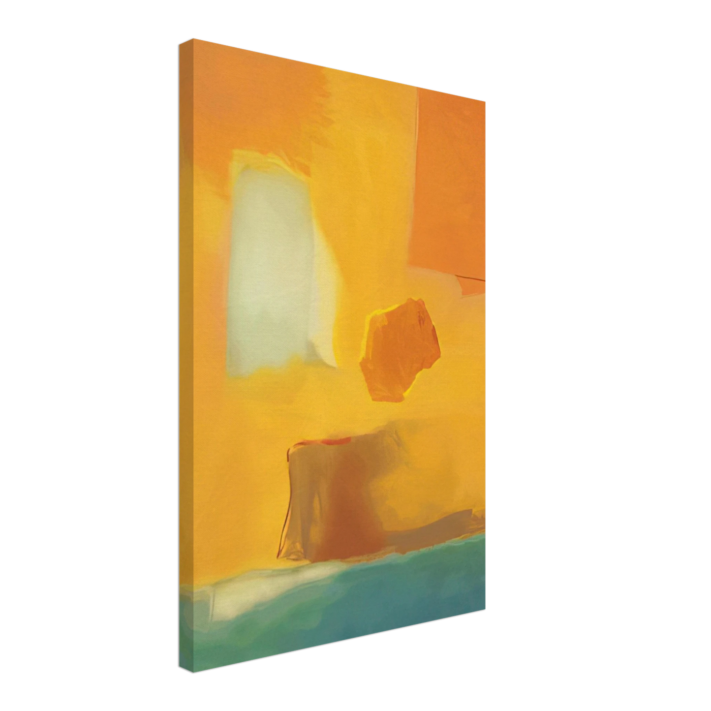 Esteban Vicente - UNTITLED 1985 Canvas - 70x100 cm / 28x40 inches-canvas