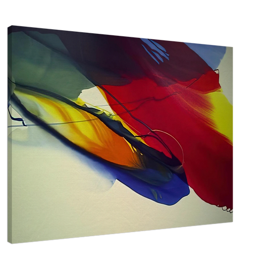 Paul Jenkins - Phenomena Point Swing and Flank - 1964 Canvas - 20x30 cm / 8x12 inches-canvas