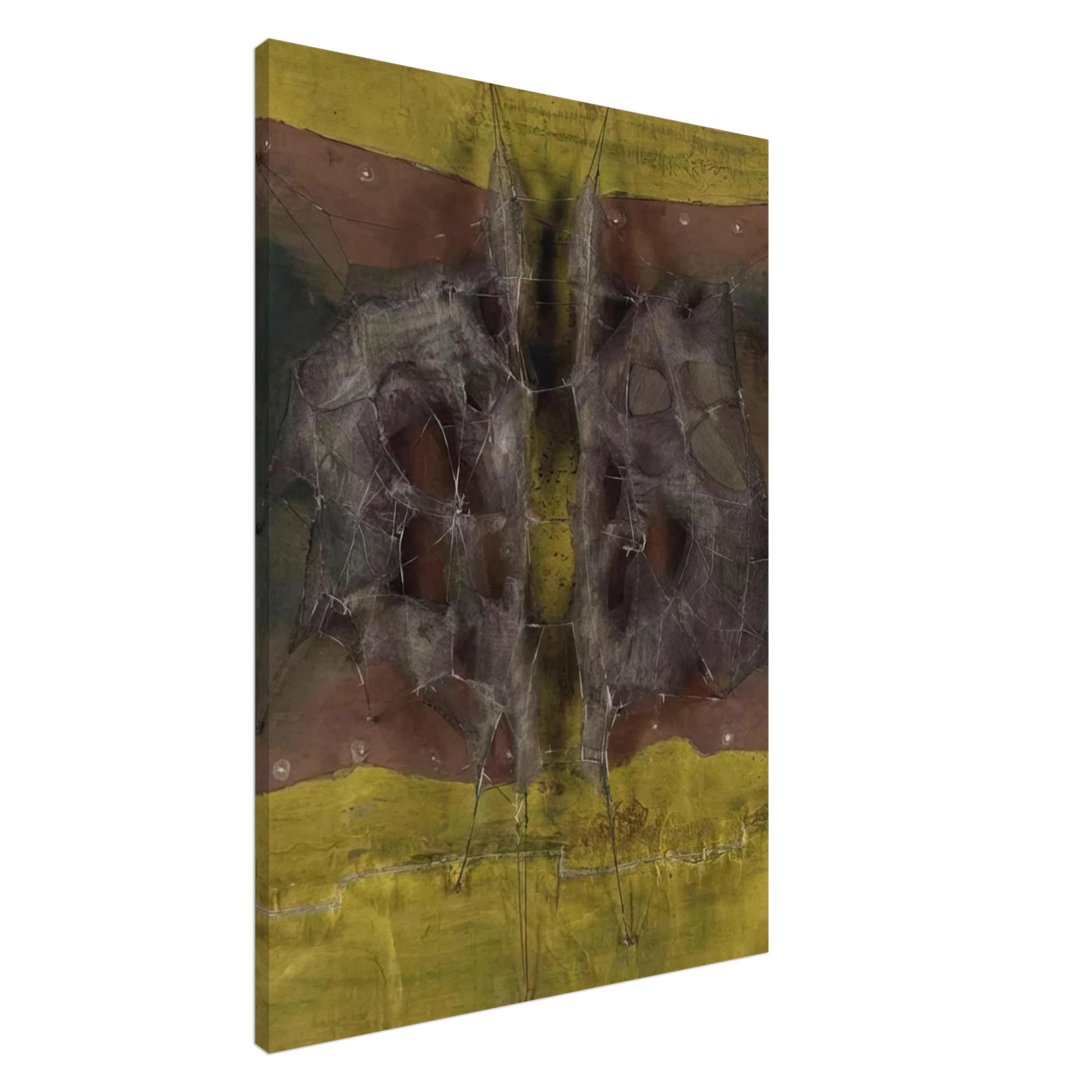 Manuel Rivera - Metamorphosis Medieval - 1961 Canvas - 20x30 cm / 8x12 inches-canvas