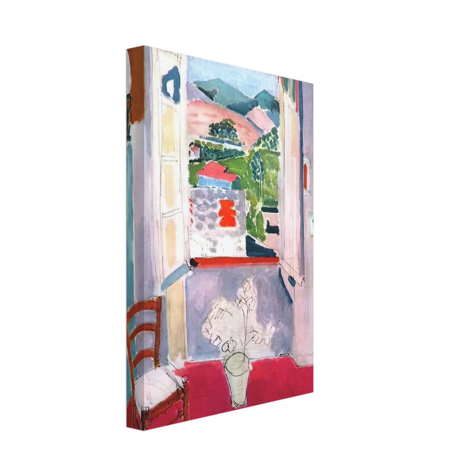 Henri Matisse - OPEN WINDOW AT COLLIOURE 1910 Canvas - 40x60 cm / 16x24 inches-canvas
