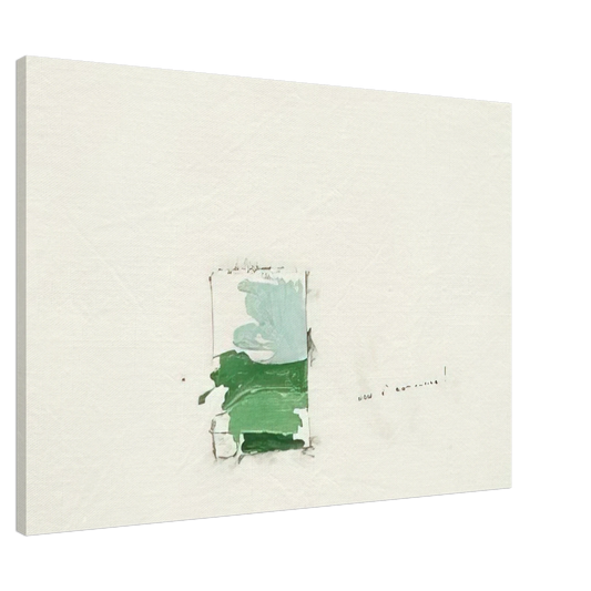 Mario Schifano - Non e romantico! - 1963 Canvas - 20x30 cm / 8x12 inches-canvas