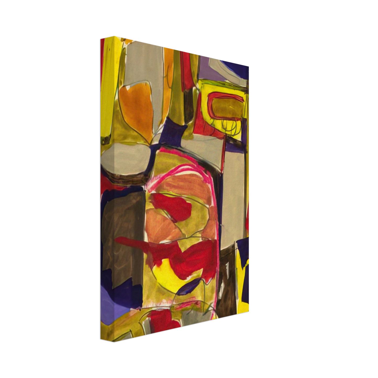 Will Barnet - Untitled - c.1957 United States Canvas - 40x60 cm / 16x24 inches-canvas