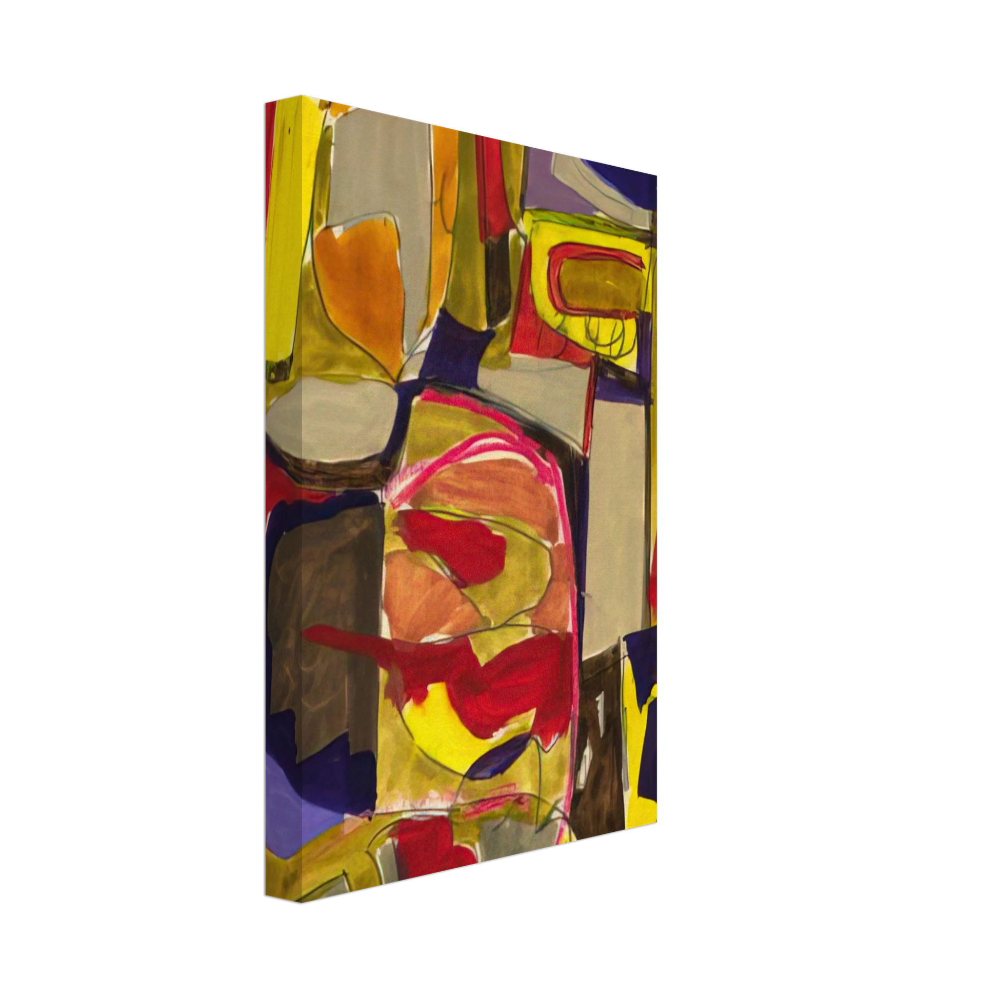 Will Barnet - Untitled - c.1957 United States Canvas - 40x60 cm / 16x24 inches-canvas