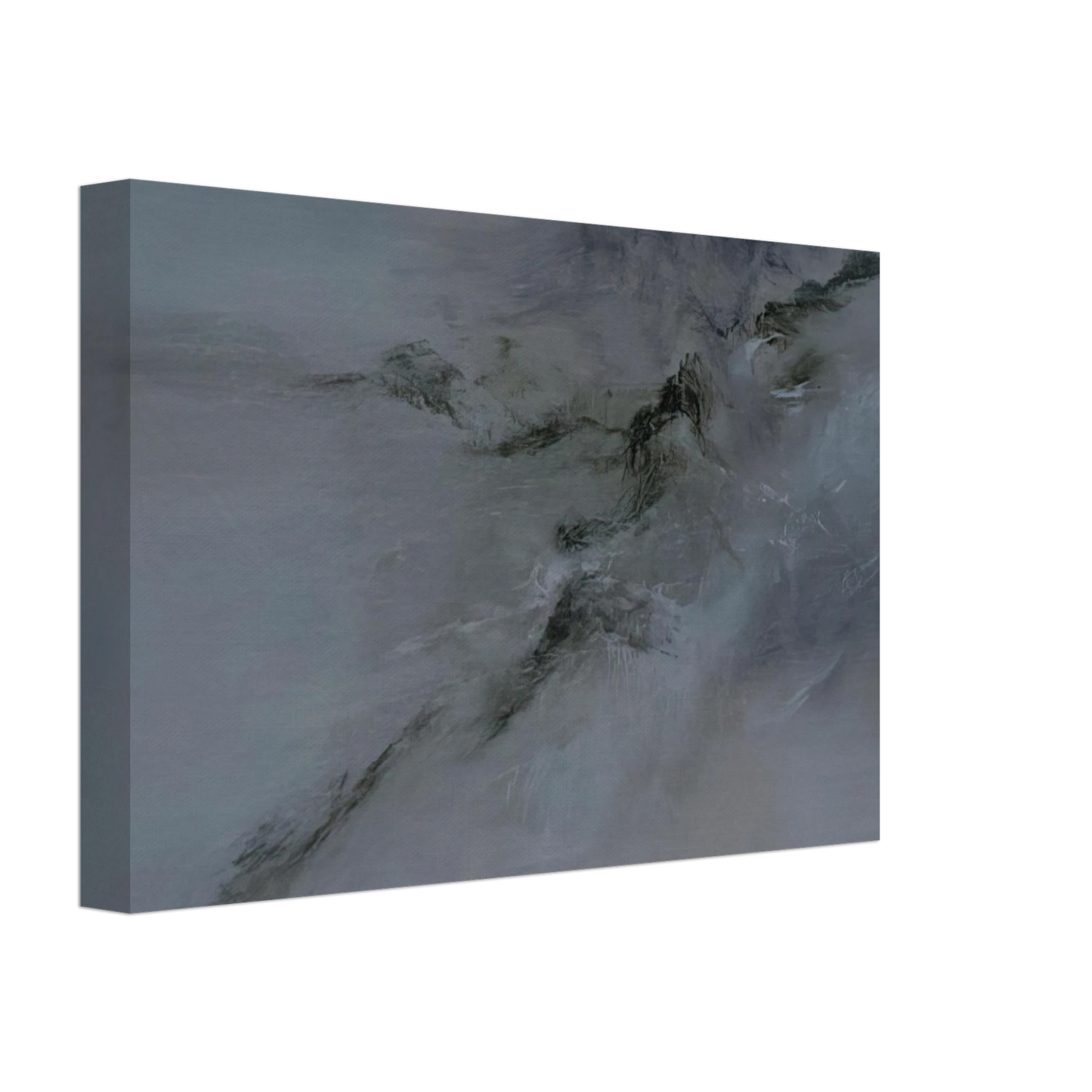 Zao Wou-Ki - 28 10 2001 2001 Canvas - 40x60 cm / 16x24 inches-canvas