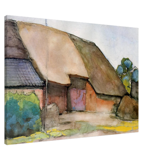 Piet Mondrian - Farm Sun Canvas - 20x30 cm / 8x12 inches-canvas