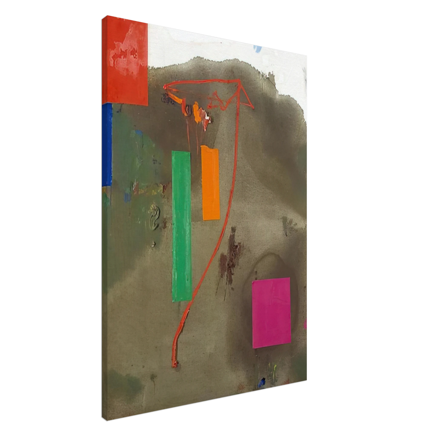 Hans Hofmann - Lonely Journey Canvas - 20x30 cm / 8x12 inches-canvas