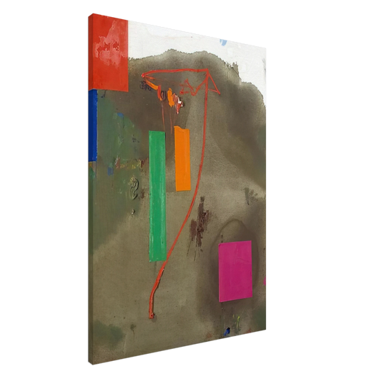 Hans Hofmann - Lonely Journey Canvas - 20x30 cm / 8x12 inches-canvas