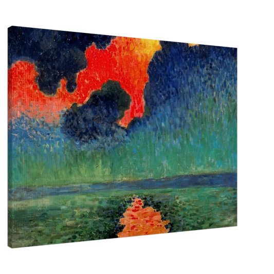 Andre Derain - EFFECT OF SUN ON THE WATER LONDON 1906 Canvas - 20x30 cm / 8x12 inches-canvas