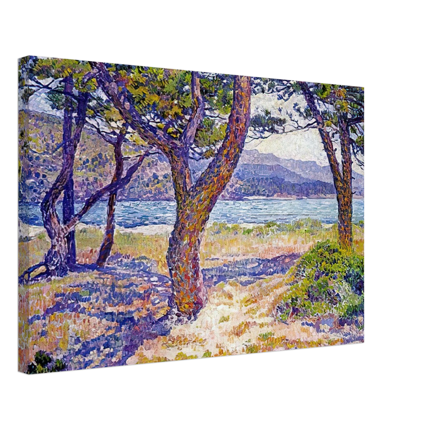 Theo van Rysselberghe - IL MEDITERRANEO PRESSO LE LAVANDOU Canvas - 70x100 cm / 28x40 inches-canvas