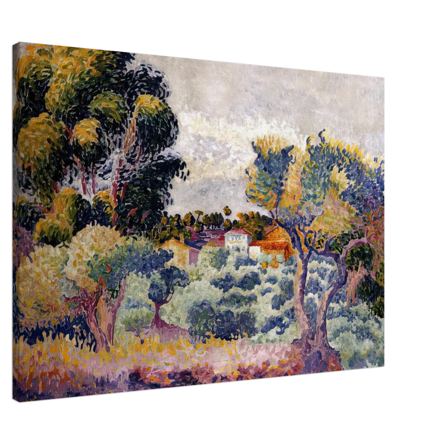 Henri-Edmond Cross - Untitled Canvas - 20x30 cm / 8x12 inches-canvas