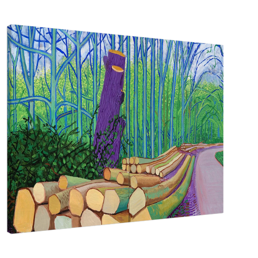 David Hockney - David Hockney Canvas - 20x30 cm / 8x12 inches-canvas