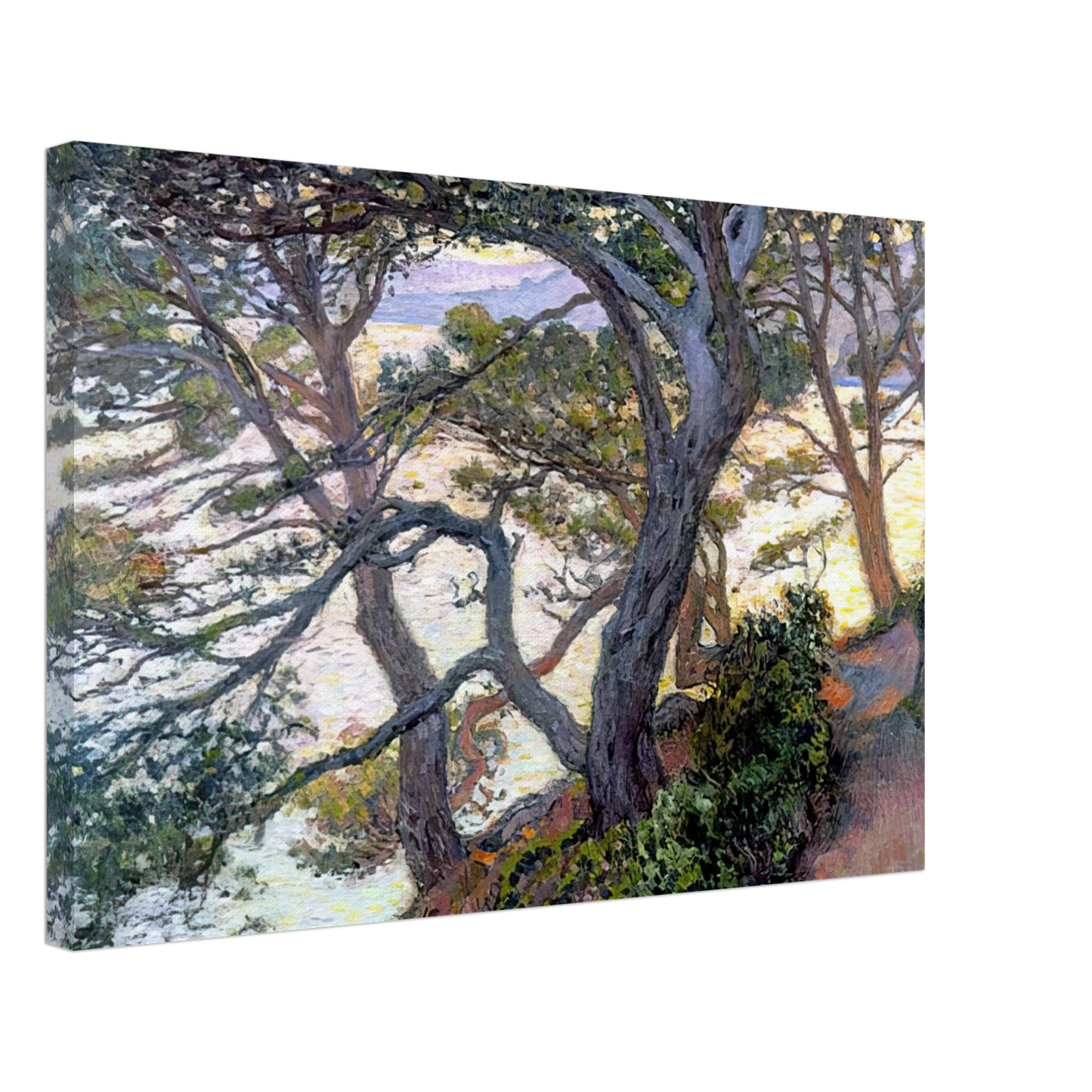 Theo van Rysselberghe - PINES OF RAYOL 1912 Canvas - 40x60 cm / 16x24 inches-canvas