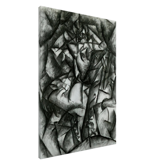 Carlo Carra - CONCERT CAFE 1912 Canvas - 20x30 cm / 8x12 inches-canvas