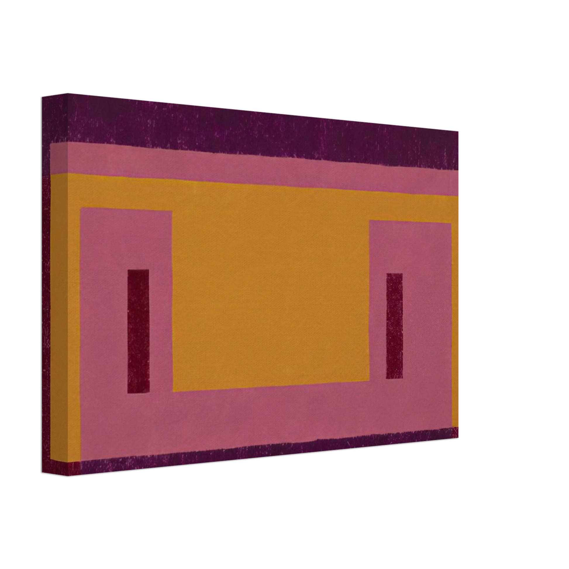 Josef Albers - VARIANT ADOBE FAMILIAR FRONT 1948 Canvas - 40x60 cm / 16x24 inches-canvas