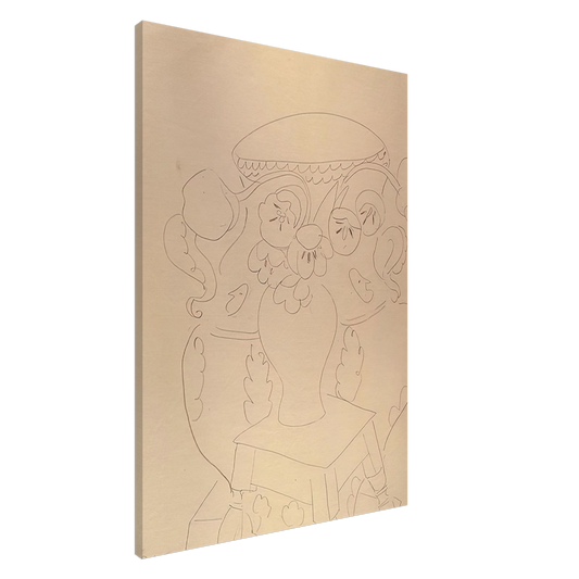 Henri Matisse - STILL LIFE WITH TWO VASES 1940 Canvas - 20x30 cm / 8x12 inches-canvas