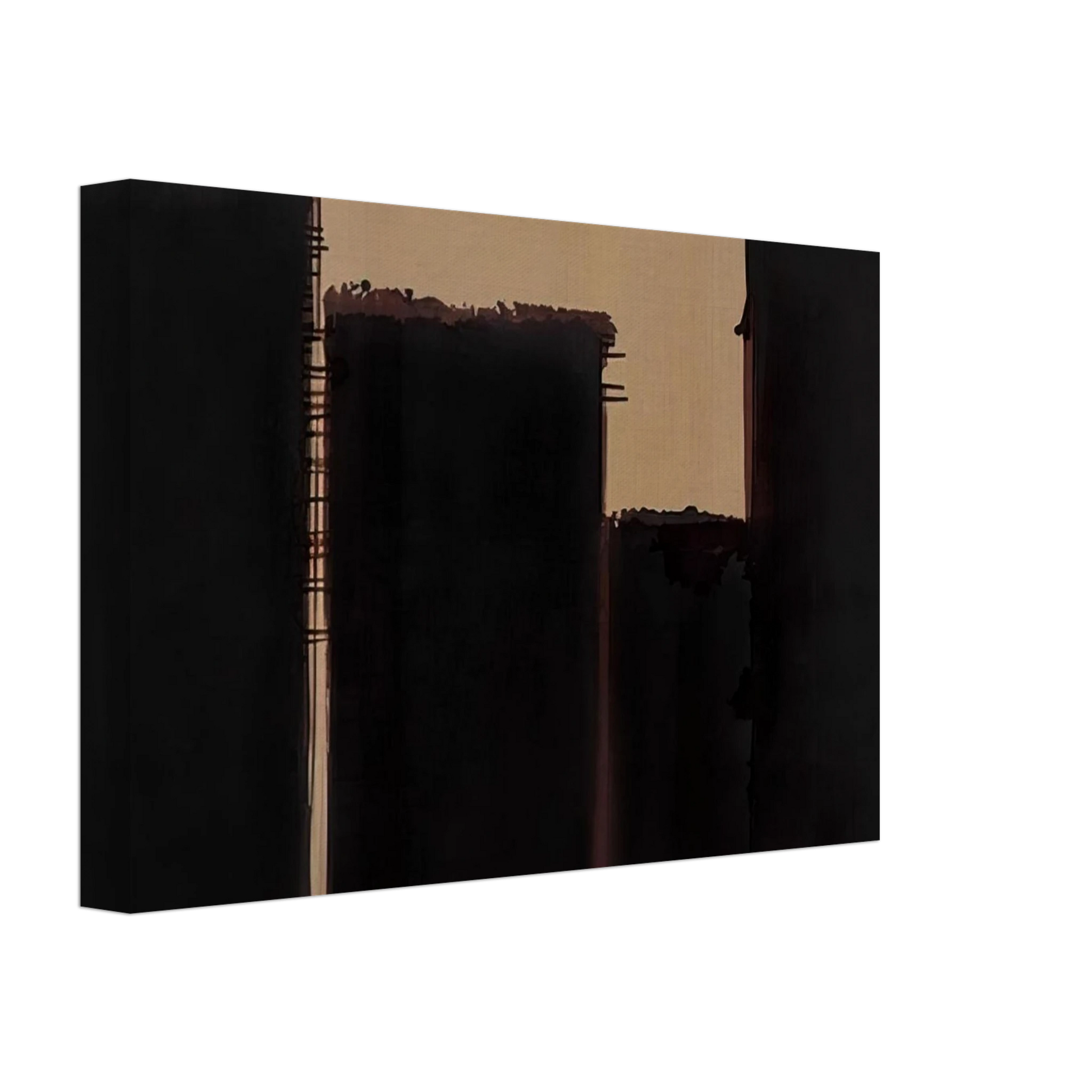 Yun Hyong-keun - Burnt Umber  Ultramarine - 1991 Canvas - 70x100 cm / 28x40 inches-canvas