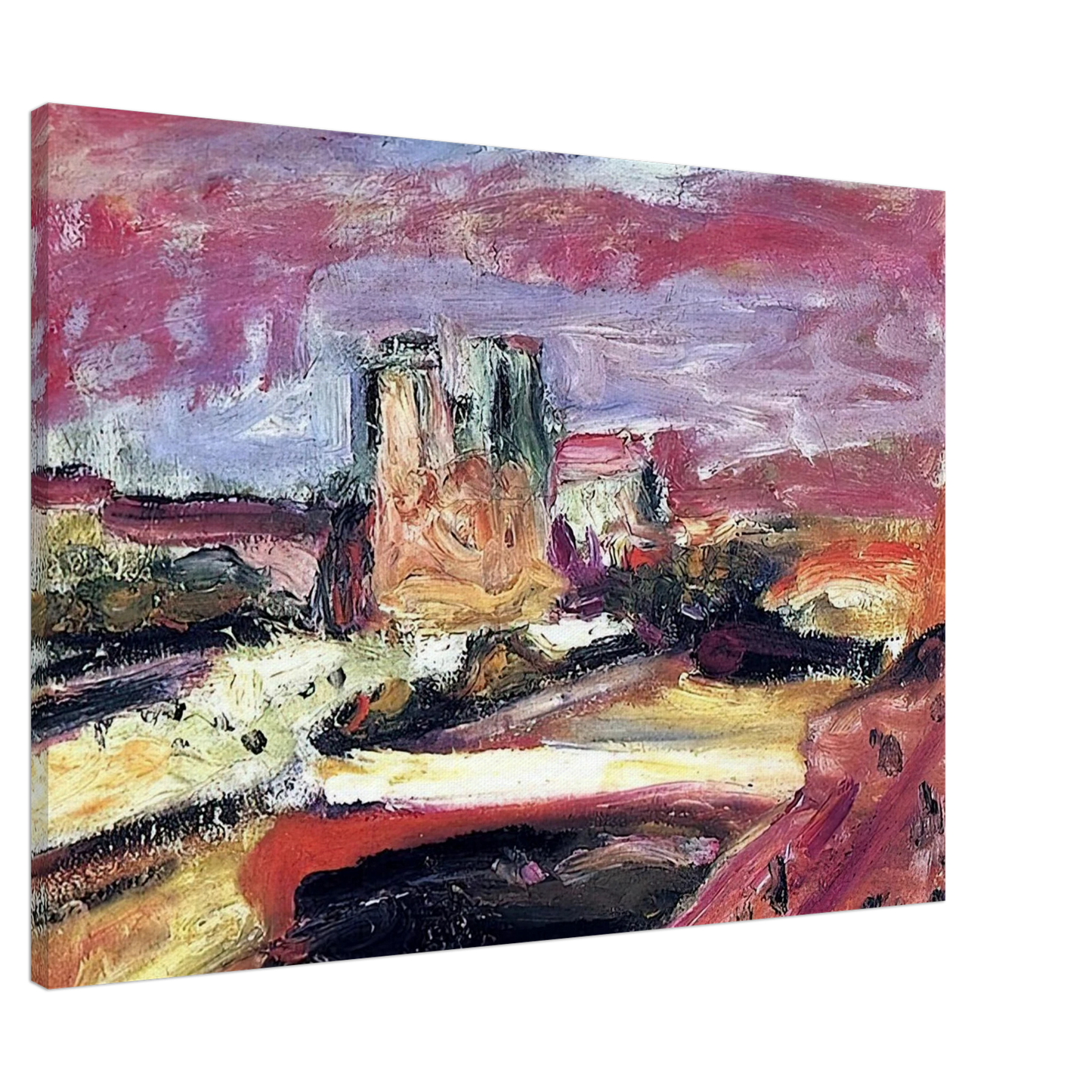 Henri Matisse - NOTRE DAME 1904 Canvas - 20x30 cm / 8x12 inches-canvas